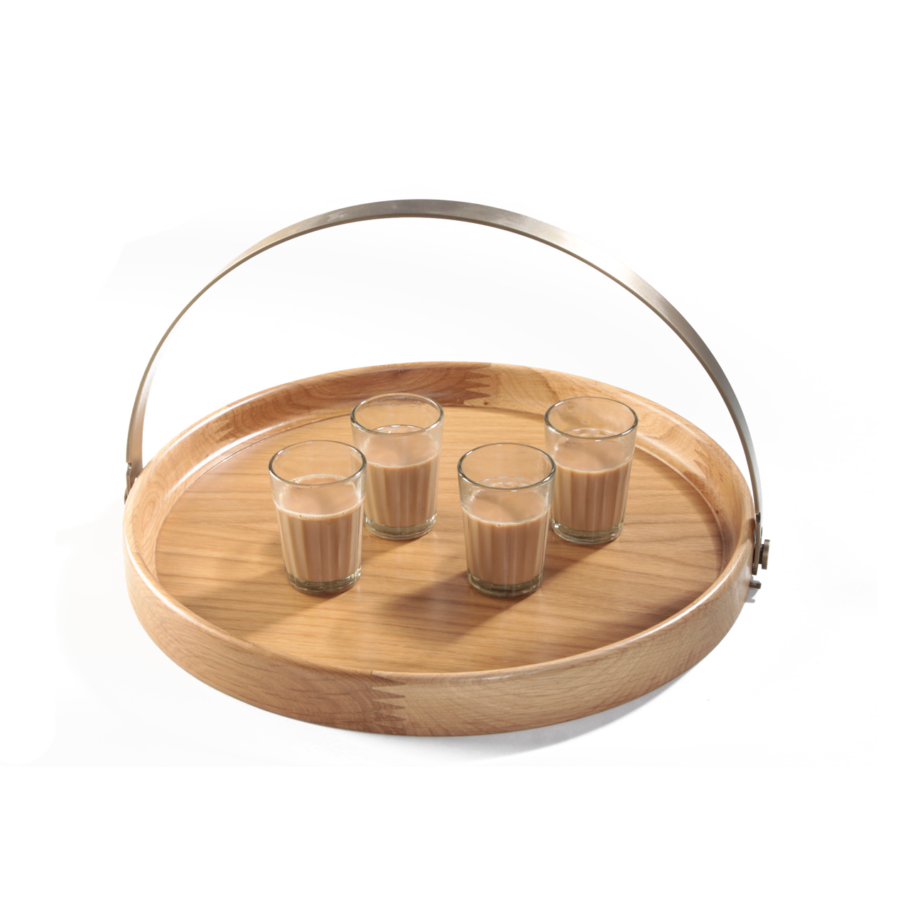 Brass Band Round Tray