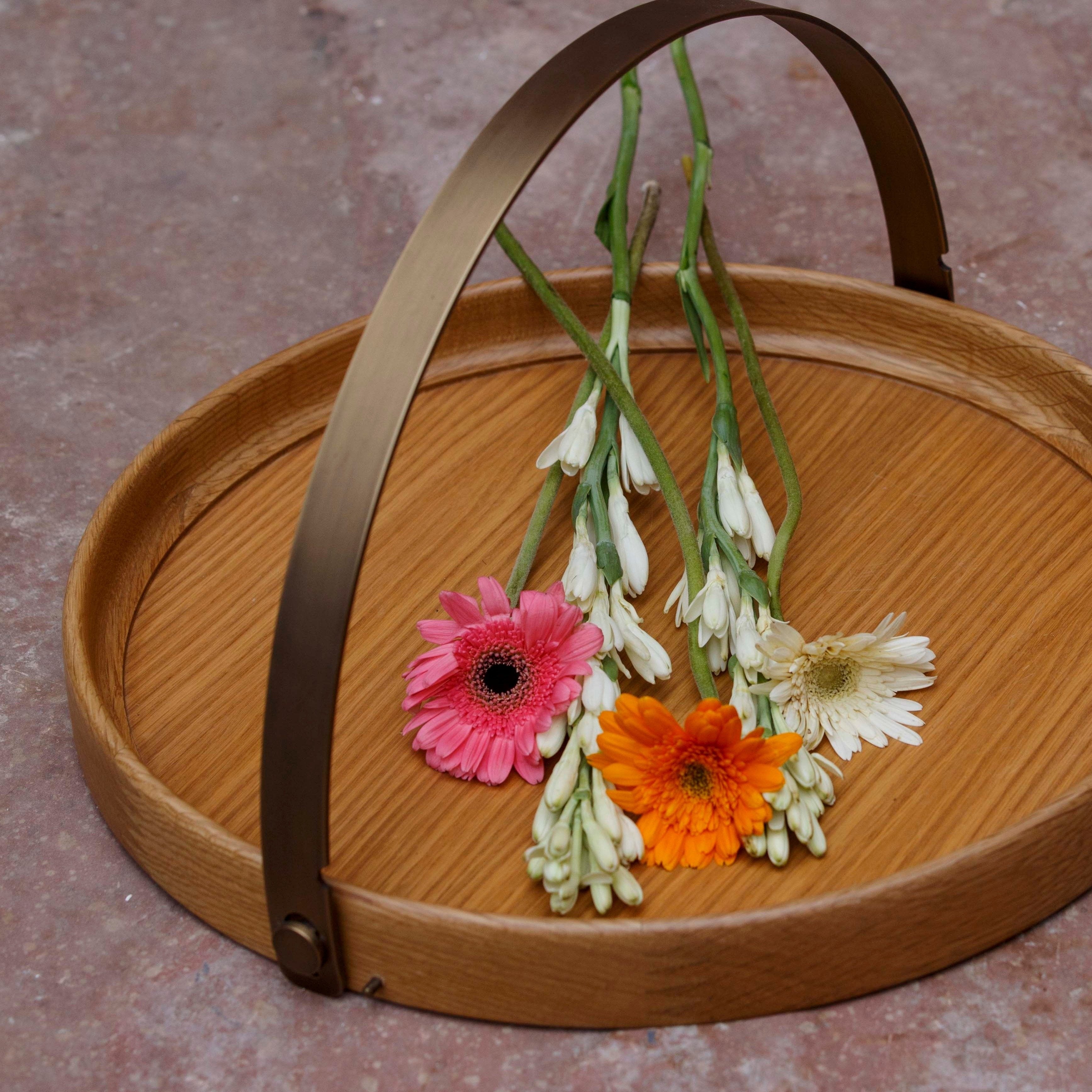 Brass Band Round Tray