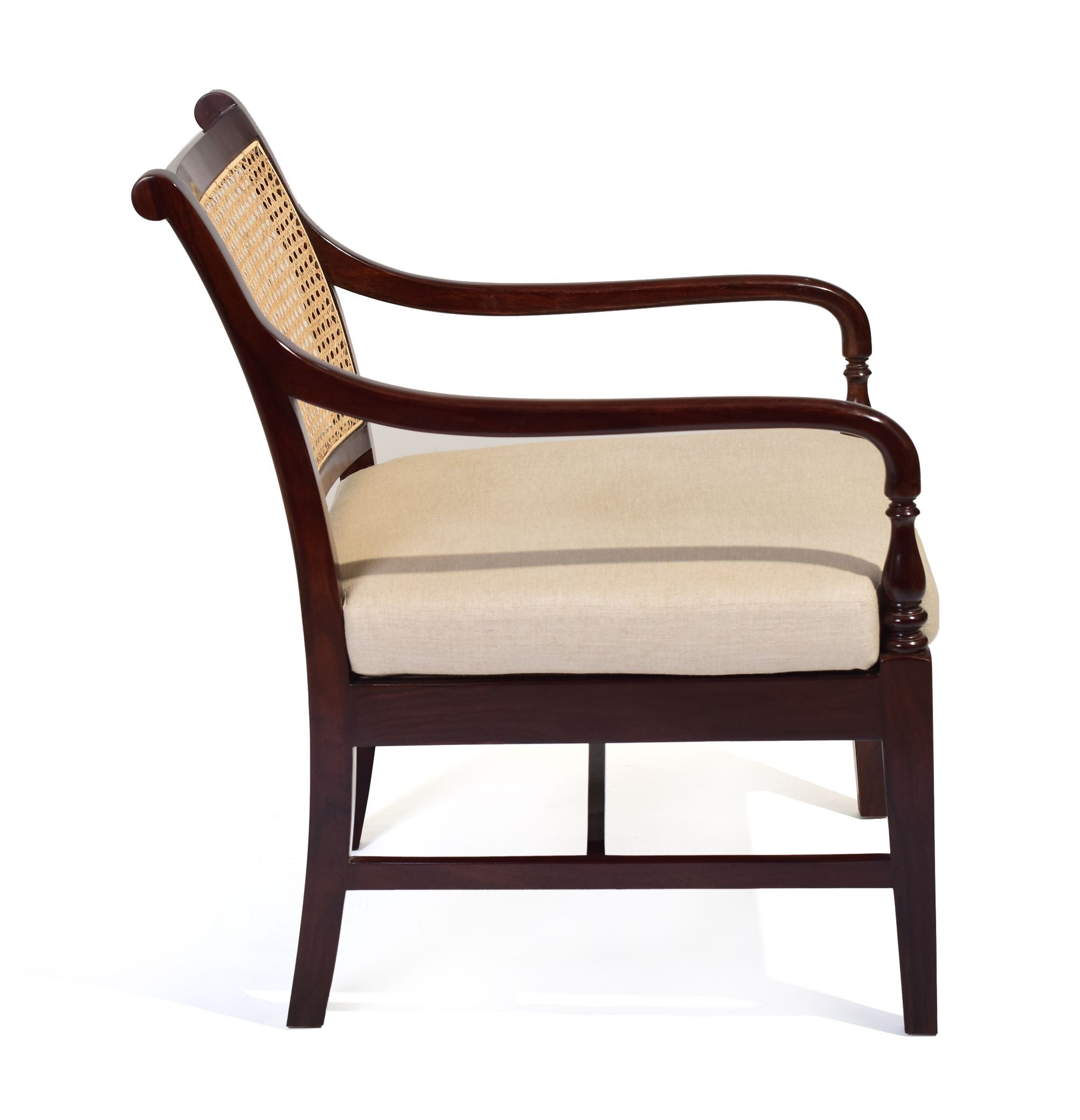 Gonsalves Lounge Chair Furniture dining chair - stationery product online - buy furniture online - wooden furniture for home - home furniture online - cane furniture - Vintage chair - Goan style furniture - trending furniture