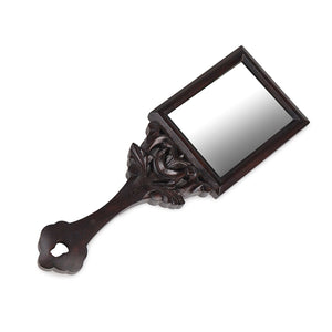 Chettinad Handheld Mirror , Wall decor , Wall Storage , Display, Handmade, hand mirror, crafted, handmade, vintage, ancient, wooden