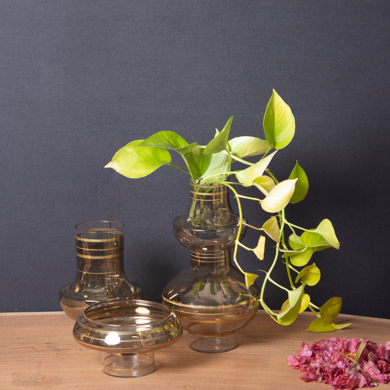 Chand Minar Vase L , Home Objects , Vase , Glass Casting, table top, table vase, crafted, handmade, best vase