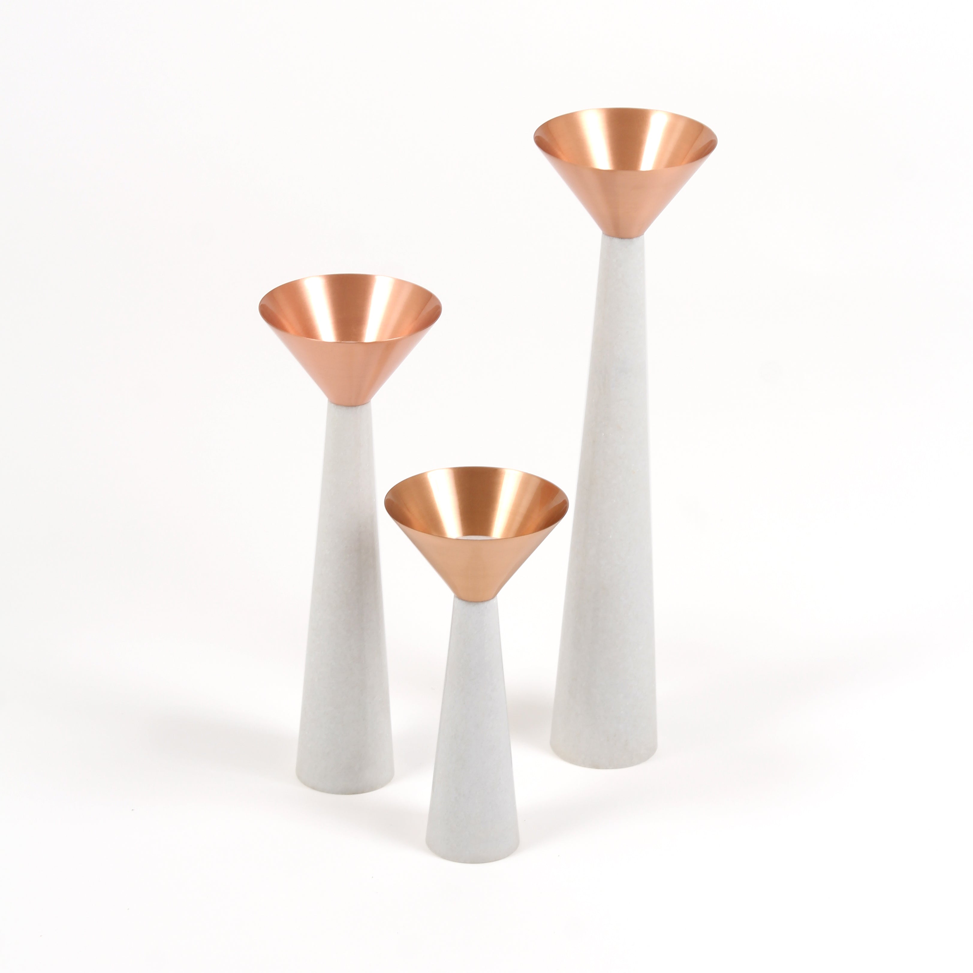 Cu Stone Candle stand Marble Copper Lighting Outdoor Display, handmade, ancient,