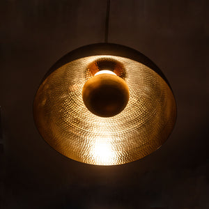 Dome lamp hand beaten thathera handicraft handbeaten pattern inside ceiling lamp lighting, hanging lamp, decor, lighting