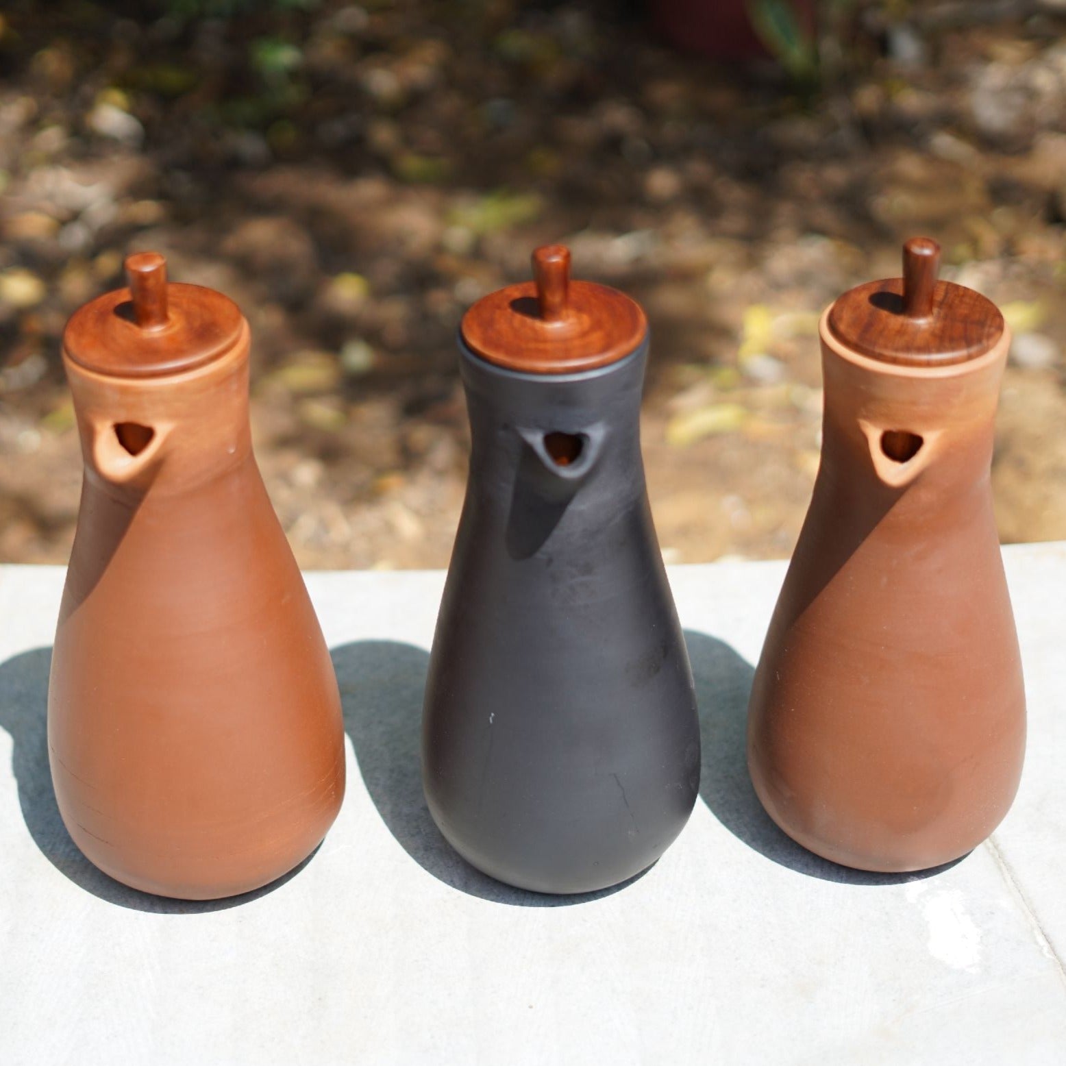 Tweet Jug ,Bottle, terracotta bottle, water bottle, tabletop accessory, earthenware