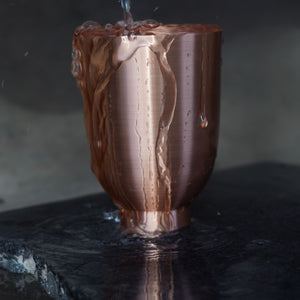 Siya Copper Glass set of 2 Decor Serving & Dining Metal Craft