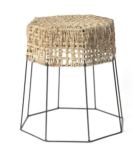 Dhobi Taut Stool Furniture Iron Jute Lightweight Comfortable, jute stool, 