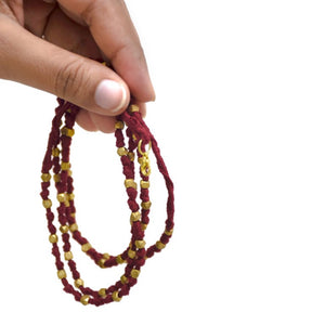Dhokra Convertible Mask Chain ,Textiles & Accessories