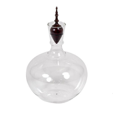 Elixir karafe with stopper glass jar with stopper dinning serving home object glass sheesham wood, jar, container
