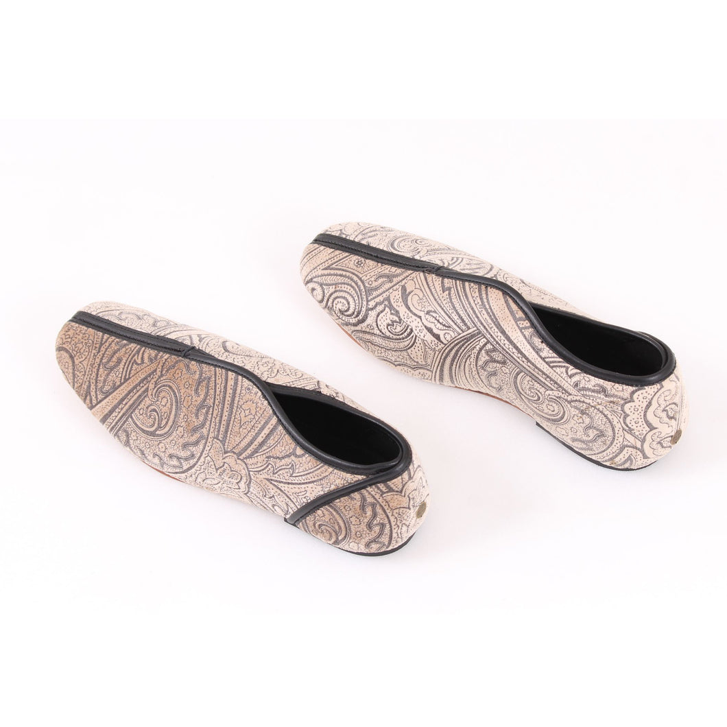 Flow Shoes Beige Emboss
