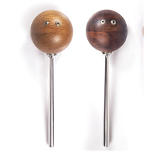 Home Objects , Dining , Kitchen,Gada salt paepper shaker Wallnut Wood brass dinning home object