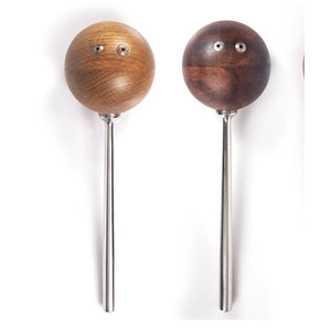 Home Objects , Dining , Kitchen,Gada salt paepper shaker Wallnut Wood brass dinning home object
