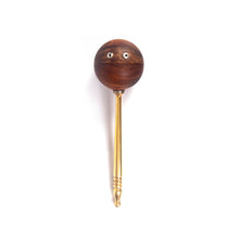 Home Objects , Dining , Kitchen,Gada salt paepper shaker Wallnut Wood brass dinning home object