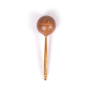 Home Objects , Dining , Kitchen,Gada salt paepper shaker Wallnut Wood brass dinning home object