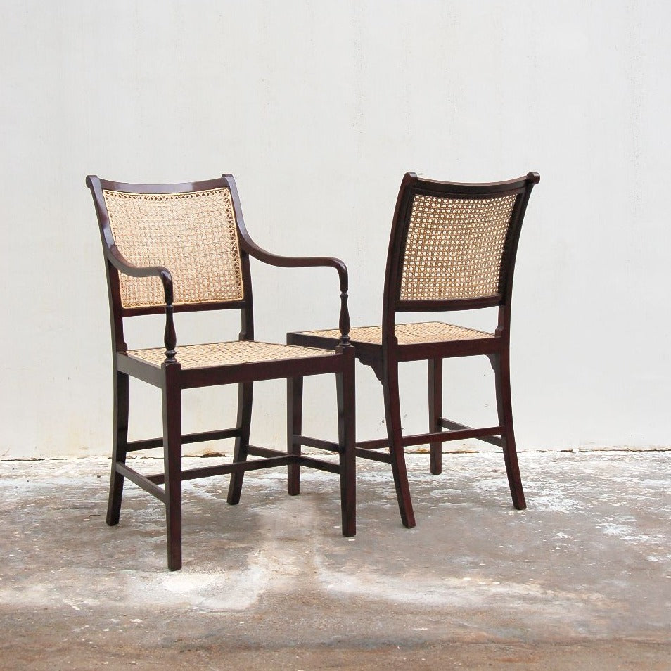 Gonsalves Chair Furniture dining chair - stationery product online - buy furniture online - wooden furniture for home - home furniture online - cane furniture - Vintage chair - Goan style furniture - trending furniture