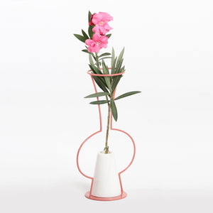 Gulbagh vase L, marble, Stone Turning , Dining  , Table top , Planter