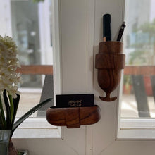 White Oak Wood Sustainable Hand Turned By Kharadi Community. Natural Finish Corporate Gifting Multi functional product Magnetic Gifting Office accessories Keys hooks/key chain holder Corporate gifting Pen stands Aesthetics Functionality