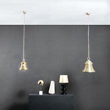 Wire bell lamp lighting wall ceiling hanging pendant brass, hanging lamp, ancient vintage lamp, unique hanging lamp