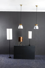 Ci Table Lamp Base With Lamp Shade Cyl 8X16 W/ Linen