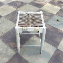 Leather Strip Stool