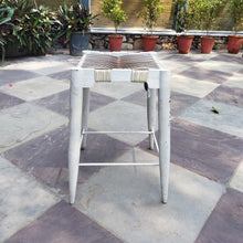 Leather Strip Stool