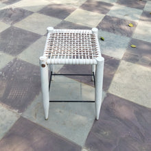 Leather Strip Stool