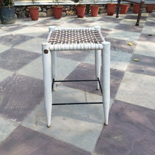 Leather Strip Stool