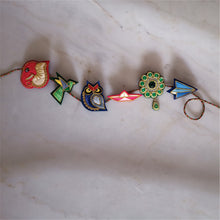 Zardozi Brooch & Rakhi: Kagaz ki Kashti (Paper Boat) Zardozi, Velvet, Silk Thread