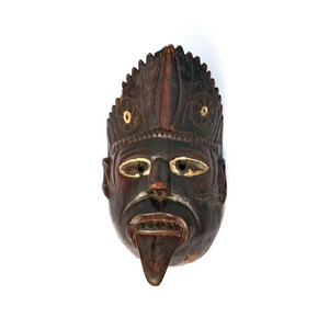 Handcrafted Art Craft Mask Cover Tribal Design hand Painted Craved Wood, wall decoration, wooden mask, ancient, heritage
