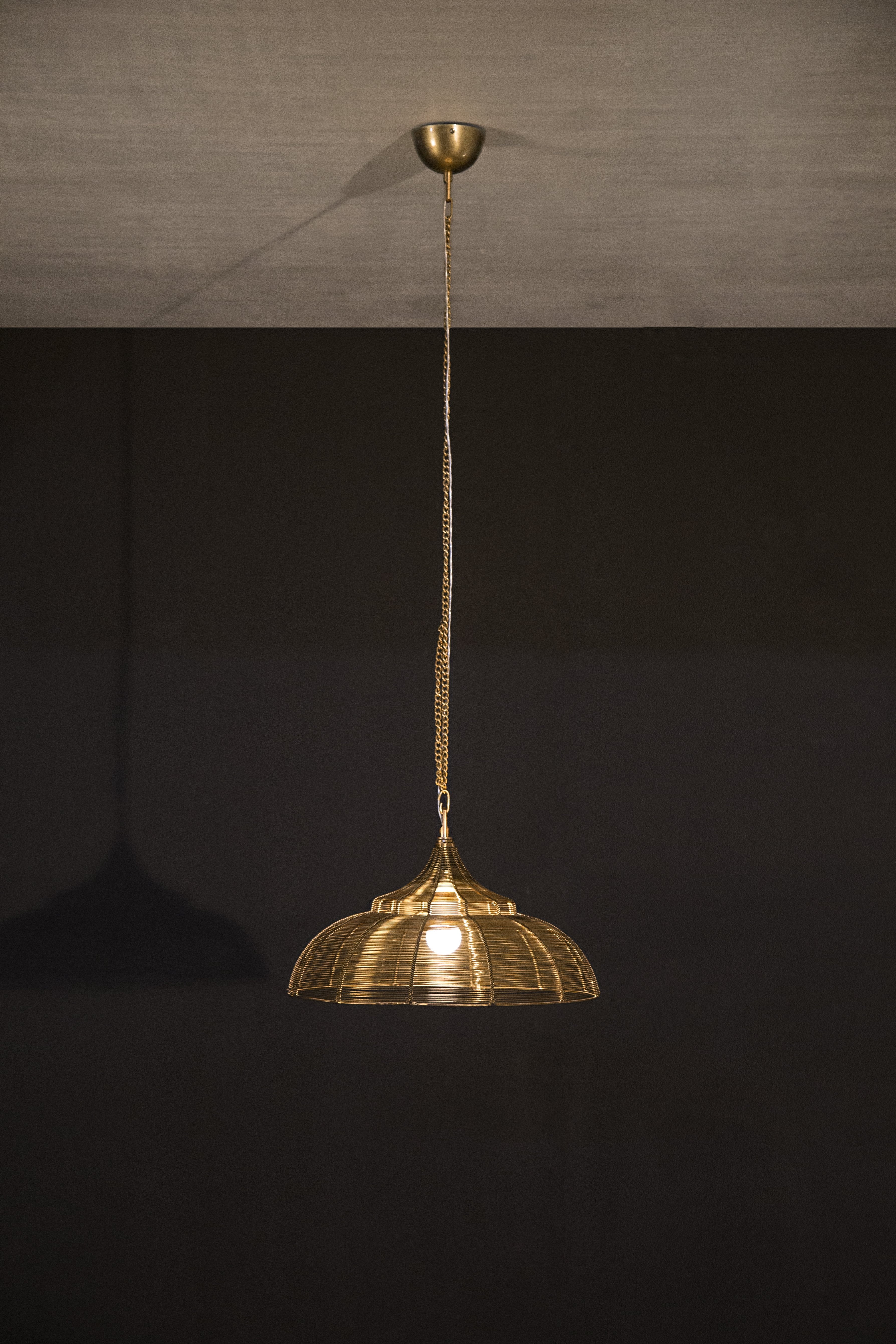 Kainoosh hanging pendant lamp wire lamp lighting, ceiling lamp, decoration, handmade, crafted, vintage