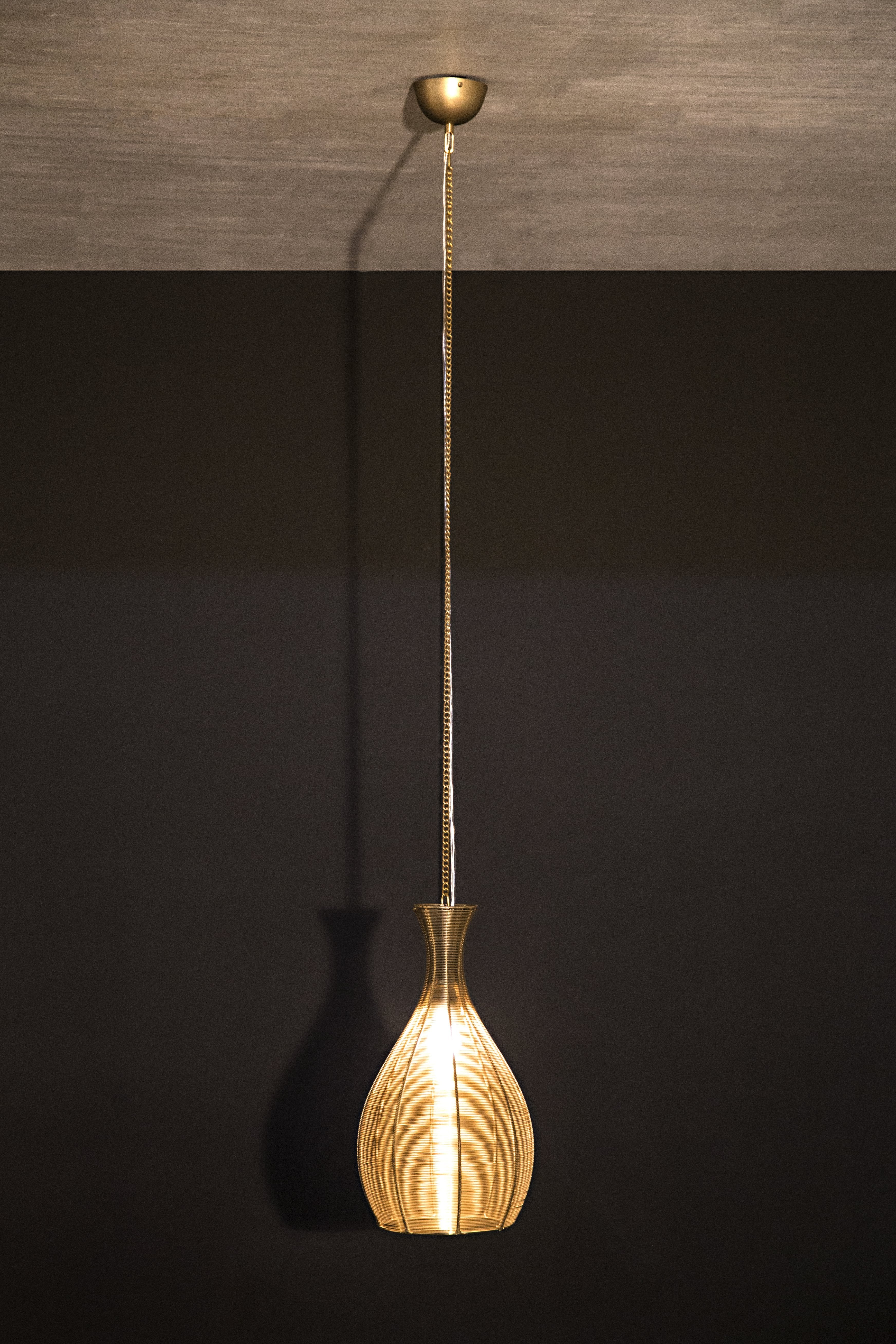 Kainoosh hanging pendant lamp wire lamp lighting, ceiling lamp, decoration, handmade, crafted, vintage