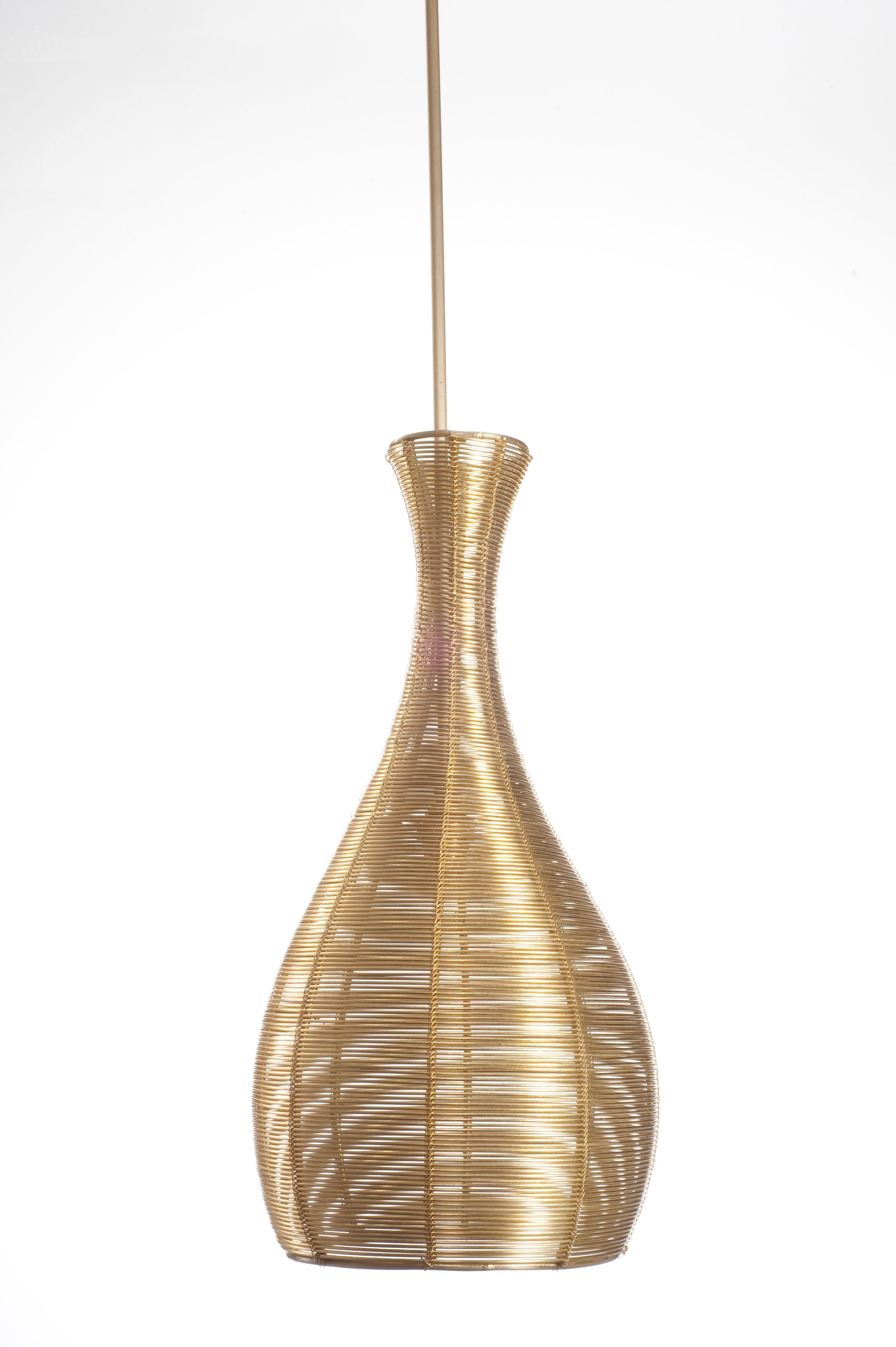 Kainoosh hanging pendant lamp wire lamp lighting, ceiling lamp, decoration, handmade, crafted, vintage
