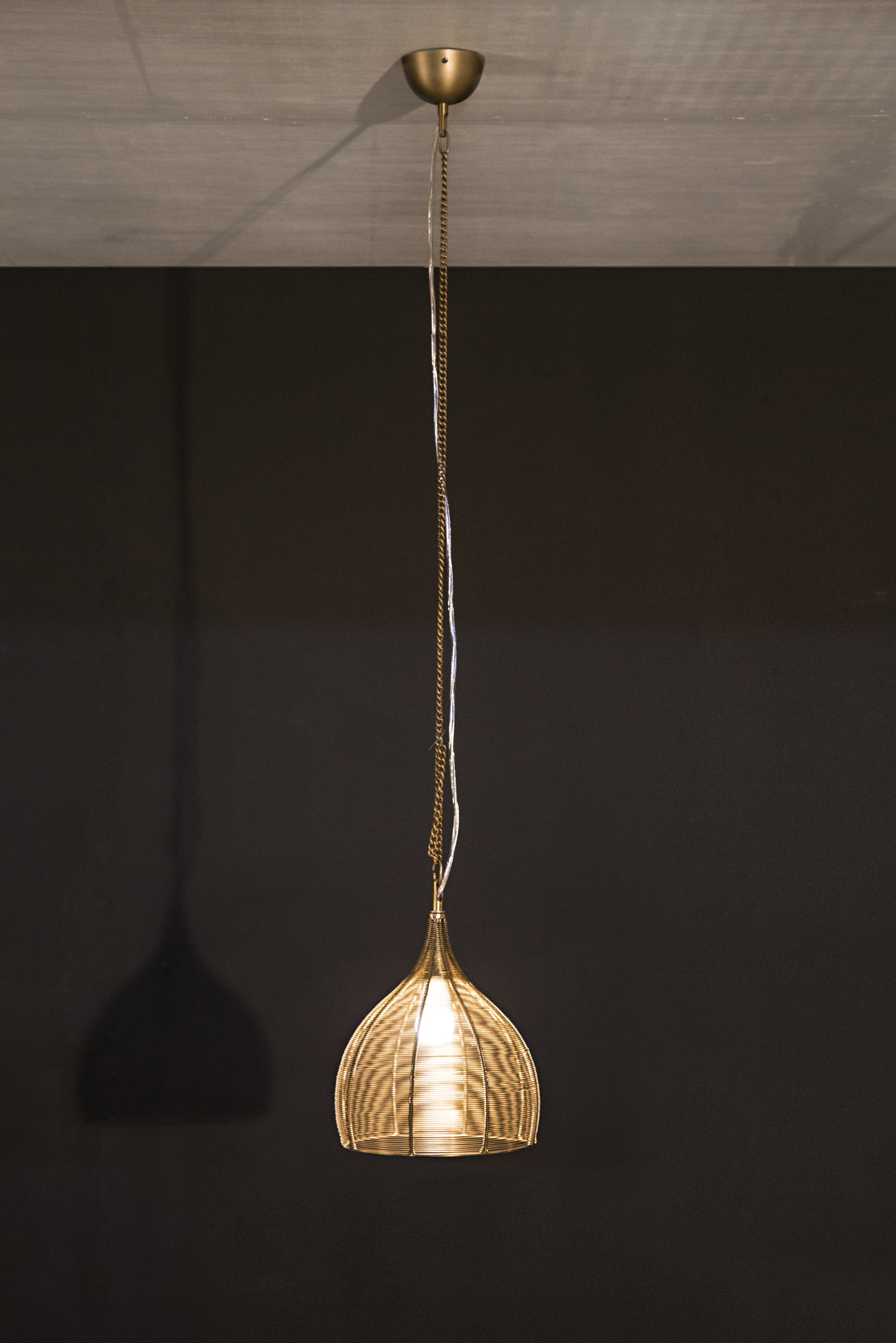 Kainoosh hanging pendant lamp wire lamp lighting, ceiling lamp, decoration, handmade, crafted, vintage