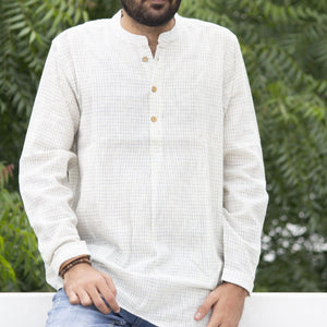 Kala Handspun Cotton Unisex Shirt BOW Checks highly absorbent, soft, comfortable Apparels Accessories