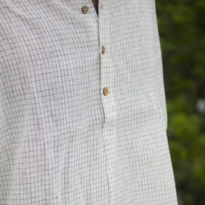 Kala Handspun Cotton Unisex Shirt BOW Checks highly absorbent, soft, comfortable Apparels Accessories
