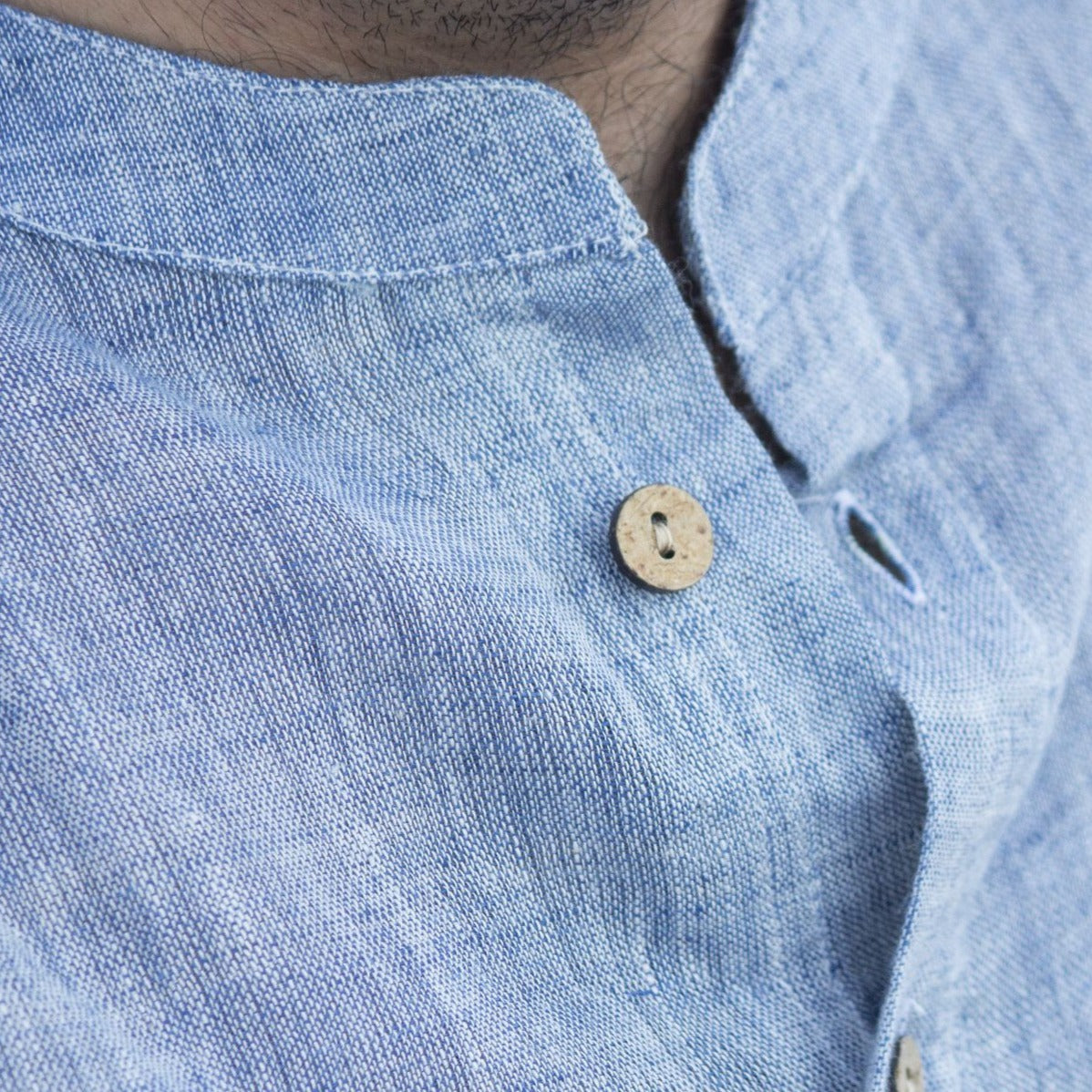 Kala Handspun Cotton Unisex Shirt Blue highly absorbent, soft, comfortable Apparels Accessories