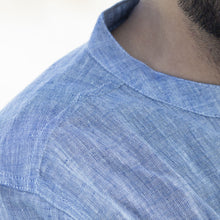 Kala Handspun Cotton Unisex Shirt Blue highly absorbent, soft, comfortable Apparels Accessories