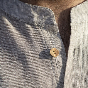 Kala Handspun Cotton Unisex Shirt Grey highly absorbent, soft, comfortable Apparels Accessories