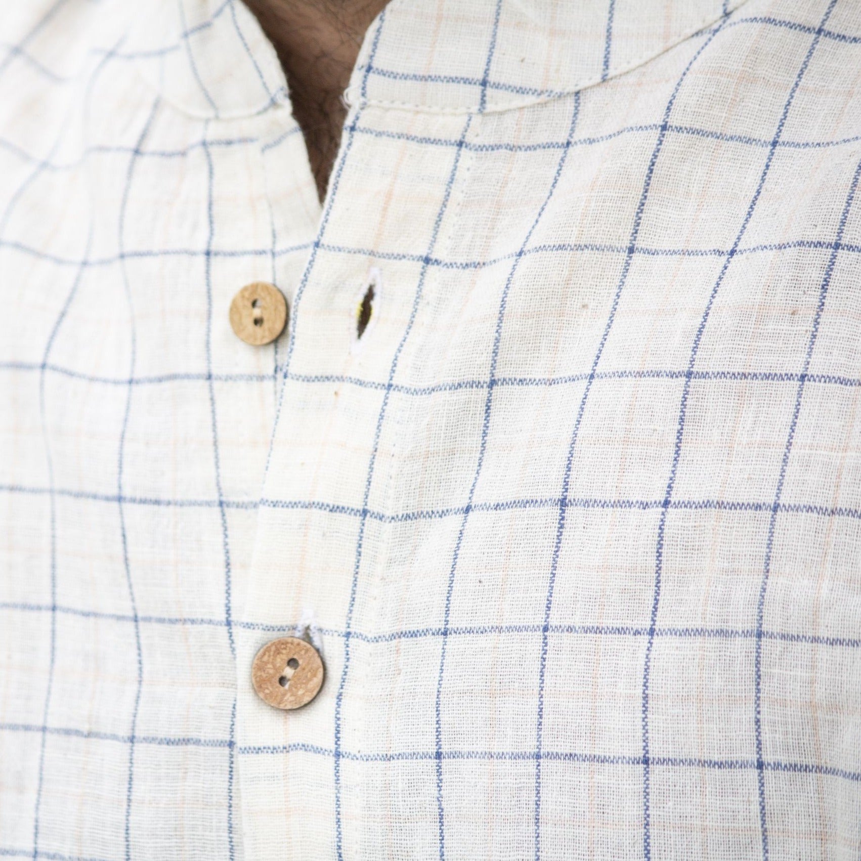 Kala Handspun Cotton Unisex Shirt PBOW Checks highly absorbent, soft, comfortable Apparels Accessories