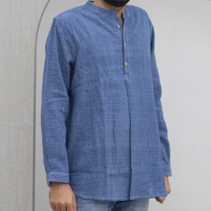 Kala Handspun Cotton Unisex Shirt WOB Checks highly absorbent, soft, comfortable Apparels Accessories