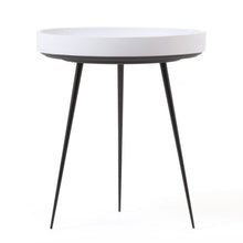 Kalam Table – ‘Kamdhenu and the Sacred Triangle Handpainted Miniature painting Side Table Furniture awarded UNESCO Seal of Excellence Mango Wood Iron Detachable Legs Handturned Food Safe