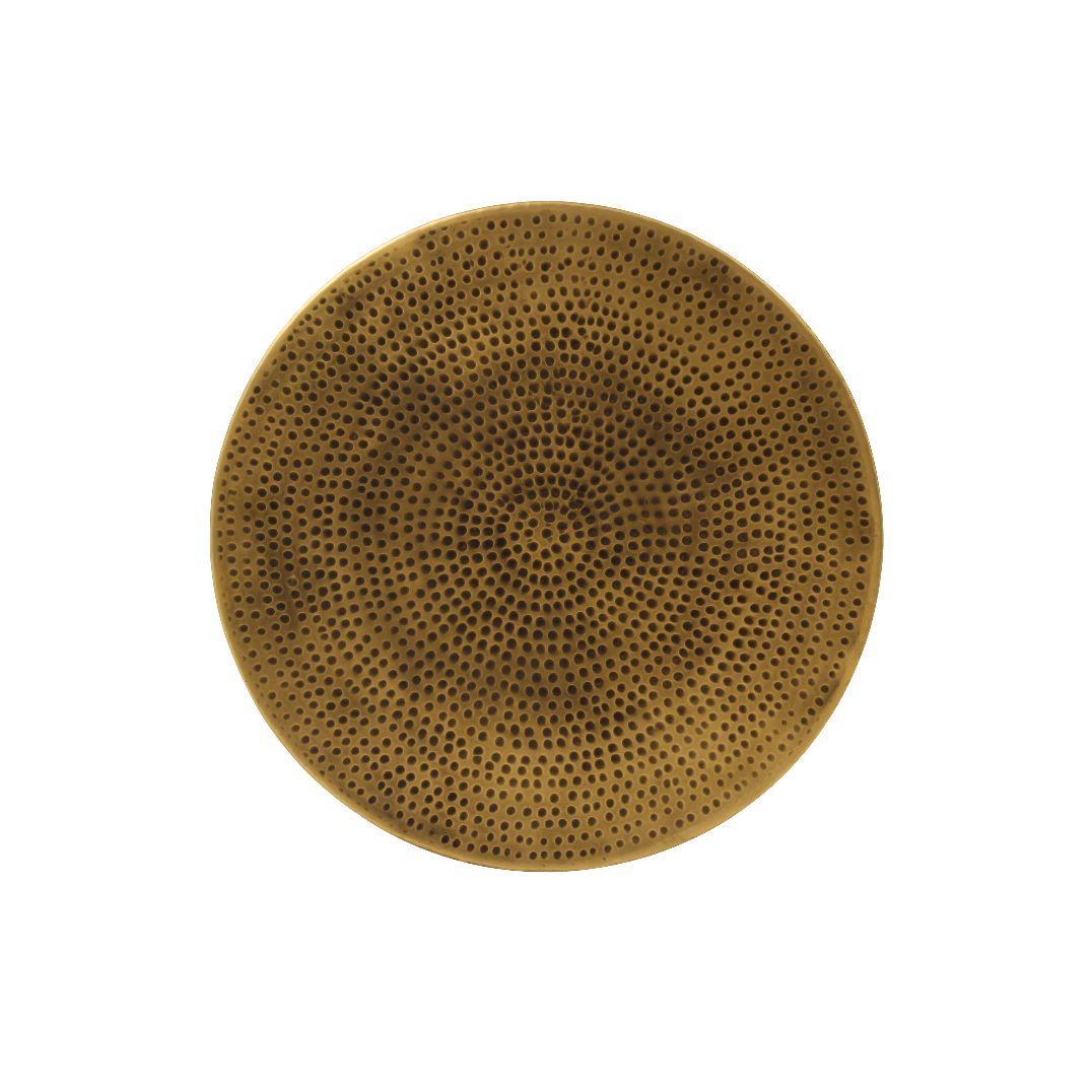 Kalash Stool Brass Hand hammered metal seating Furniture Thathera Artisans, vintage stool, heritage, handmade,