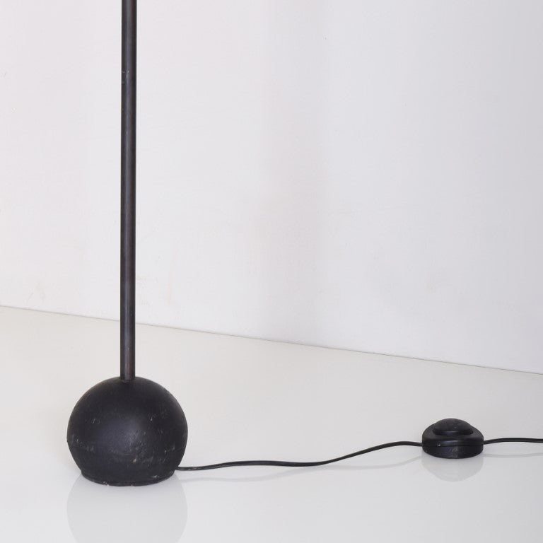 CI Floor Lamp Base With Lotus Lampshade L