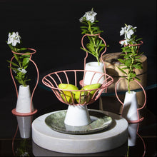 Gulbagh vase L, marble, Stone Turning , Dining  , Table top , Planter