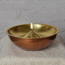 Lift Top Lau Diya Br Oil Lamp Copper Brass Fiberglass wick Handbeaten Ditachable Top Decor Lighting Fragrance Table top