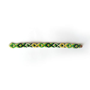 LuvAndTheBand Rakhi Handmade Colorful Braided Rakhi with Golden Button. Available in 6, 8, 10, 12 threads rakhi. Pattern Available Bird Mat Fish ZigZag Heart Slant Pride Multicolor.