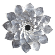 Luxe Me Lotus Mirror  Silver
