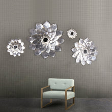 Luxe Me Lotus Mirror Decor Display Mirror Wall Aluminium Iron Handcrafted Handbeaten