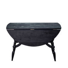 Masharbia Table Furniture round dinning table center table coffee table sandblasted turned black sheesham wood flexible foldable top