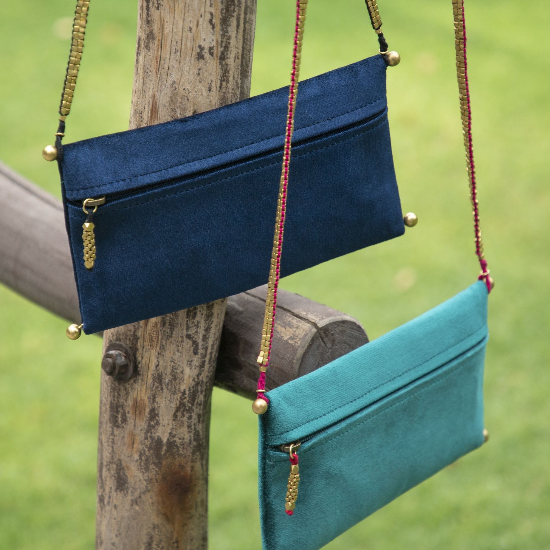 sling bag, pouch, handcrafted bag, makhmal bag