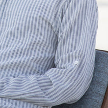 Malkha Handspun Cotton Unisex Shirt Salt Stripes